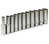 Set Di Chiavi A Bussola Profonde Da 3/8" Con 11 Pezzi - 38617