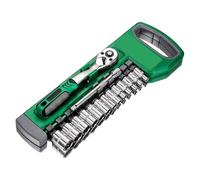 Set di chiavi a bussola progettate con precisione Costruzione in acciaio trattato termicamente Applicazioni funzionali nella lavorazione del legno e nei macchinari Set di chiavi ad alta efficienza per