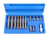 Set di chiavi a bussola Ribe, profilo a cuneo, M5-M14, 1/2", 14 pezzi