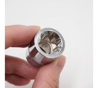 Set di chiavi a bussola Torx da 1/4", testa a stella da 3/8", 11 pezzi di tipo E per riparazioni auto, acciaio al cromo vanadio 50 VB, trattato termicamente per una maggiore durata