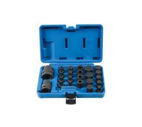 Set Di Chiavi A Bussola Torx E Spline Impact Laser 3/4"D 1"D 24pc Nero 6891