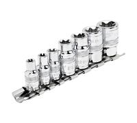 Set Di Chiavi A Bussola Torx Invertito Draper Expert 1/4" E 3/8" 7 Pezzi 34412
