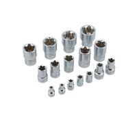 Laser Tools Punta Torx Misura Plus Epr Presa Set 0.6cmD, 1cmD, 1.3cmD 16pc 7189