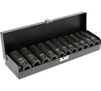 Set Di Chiavi A Bussole Lungo 11 Pezzi 1/2" (12,7 Mm) CrMo SCM-440 AS-DRIVE YATO