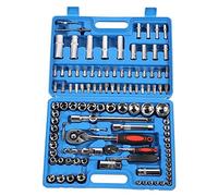 Set di Chiavi a Cricchetto 108 Pc con Set di Socket Bit, 1/4 Pollice 1/2in CR40 Set Strumento di Set di Strumenti + Kit per Utensili a Mano per Macchinari, Manutenzione della