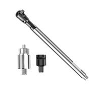 Set di chiavi a cricchetto - a cricchetto regolabile | Spanner in acciaio al vanadio Chrome | Strumenti a ingranaggi leggeri compatti, cricchetto in lega cromata multifunzione
