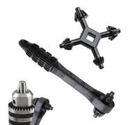 Set di chiavi a cricchetto, adattatore per mandrino per trapano, antiscivolo, multifunzione, chiave a cricchetto per emergenze, elettronica, manutenzione, impianti idraulici HVAC