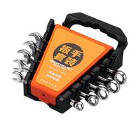 Set di chiavi a cricchetto: chiavi a cricchetto a ingranaggi reversibili, attrezzature di riparazione pesanti | Set completo di utensili manuali con una presa comoda, ideale per mec