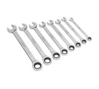 Set Di Chiavi A Cricchetto Combinato 8 Pezzi Imperiale | S0984 Sealey Nuovo