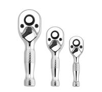Set di chiavi a cricchetto compatto a 72 denti per riparazione del di tubazione in acciaio inox, strumento di manutenzione automatica dei pneumatici per la casa