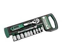 Set di chiavi a cricchetto con 10 bussole, strumenti di riparazione reversibili per la lavorazione dei metalli, tecnici di elettrodomestici, meccanici, costruzione automobilistica, mobili per la casa