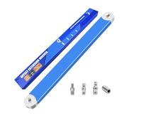 Set di chiavi a cricchetto con estensione a zero gradi, in acciaio al carbonio, 39 cm, con adattatori a bussola da 1/2", 1/4", 3/8", per spazi ristretti e riparazione auto