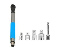 Set di chiavi a cricchetto da 1/2 pollici con adattatori multipli Impugnatura non labbro per riparazioni automobilistiche Manutenzione domestica Controllo manuale Chiave a cricchetto