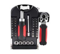 Set di chiavi a cricchetto da 40 pezzi con set di bussole e inserti per punte, funzione a cricchetto rapida per montaggio di mobili e riparazioni domestiche, 40 pezzi