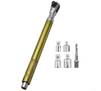 Set di chiavi a cricchetto di estensione offset da 1/2 pollice con 4 adattatori di conversione per trapano elettrico manuale pneumatico strumento Socket Extender