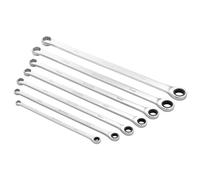 Set Di Chiavi A Cricchetto Doppio Anello Extra Lungo Metriche 7 Pezzi 27778
