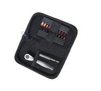 Set di chiavi a cricchetto ergonomiche 22 in 1 da 6,35 mm a 72 denti, con punte in acciaio confezionate singolarmente e custodie per il trasporto, strumento manuale a cricchetto ad alta precisione