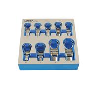 Laser Tools Set di chiavi a cricchetto flessibili 7164 1/2" 9 pezzi