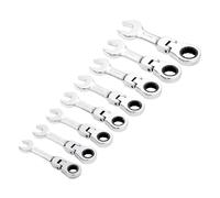 Set Di Chiavi A Cricchetto Flessibili Stubby Metrici Da 8 Pezzi 27982