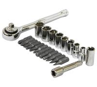 Set Di Chiavi A Cricchetto, Ingranaggi E Bit Per Cacciavite, 23 Pezzi - 36099