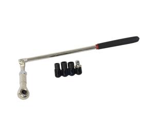 Set Di Chiavi A Cricchetto Lisle 64180, 5 Pezzi.