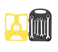 Set di chiavi a cricchetto metriche 7 pezzi 8-19 mm kit di utensili con chiav...