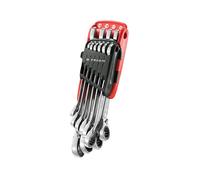 Set Di Chiavi A Cricchetto Metriche Facom 10 Pezzi Angolato A 15° 467B.JP10PB
