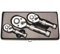 BGS Set di mini cricchetti reversibili 6,3mm (1/4") / 10mm (3/8") / 12,5mm (1/2"), 3pz. Quantità:1