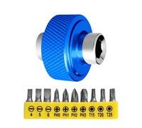 Set di chiavi a cricchetto professionali in miniatura salvaspazio Teste intercambiabili in acciaio al carbonio Chiave multifunzione in acciaio al carbonio Design multiplo