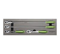 Set Di Chiavi A Cricchetto Siegen S01231 4 Pezzi 1/2" Sq Drive Flip Reverse