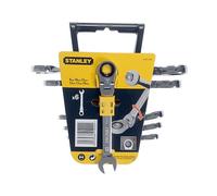 Chiavi combinate con impugnatura a cricchetto 6 pz. Stanley R4- 91- 444