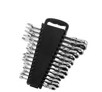 Set di chiavi a cricchetto, strumenti adatti for uomini, set di bussole professionali, chiavi piatte, meccaniche, for auto, coppia manuale(14pcs)