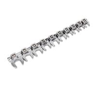 Sealey Crow's Piede Anello Chiave Set 10pc 1cmSq Guida Metrica AK5989