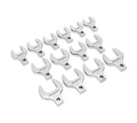 Sealey Crows Piedi Chiave a Forchetta Set 14pc 1.3cmSq Guida Metrica S01109