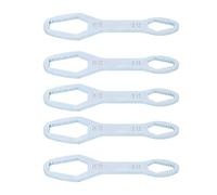 Set di chiavi a doppia estremità Set di chiavi 5 pcs 8 mm a 22 mm Strumento universale in acciaio in lega per la costruzione di riparazioni automobilistiche e manutenzione della (C argento zinco