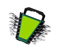 Set di chiavi a doppia testa aperta con testa angolata di 15 gradi per l'accesso a spazi ristretti, realizzato in acciaio forgiato ad alto tenore di carbonio per un uso durevole in attività meccaniche