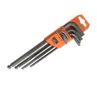 Set Di Chiavi A Esagono A Palla Metriche Bahco BE-9770 Finitura Fosfato 1.5-10mm