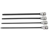 Set Di Chiavi A Esagono Con Punta Sferica Extra Lunga Laser 1/2"D 4 Pezzi 6711