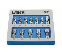 Set Di Chiavi A Giunto Universale 1/4"D 12 Pezzi | 7281 Laser Nuovo