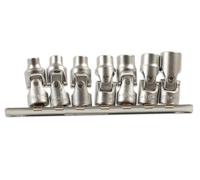 Laser Tools Snodo Universale Presa Set 0.6cmD 7pc 7024