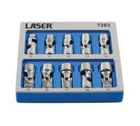 Set Di Chiavi A Giunto Universale Laser 3/8"D 10pz 7283