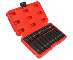 Set Di Chiavi A Impatto 1/2" 20 Pezzi 10-19mm CrV