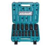 Set Di Chiavi A Impatto Makita 14 Pezzi 1/2" E-16586
