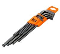 Bahco BE-9770 Metrico Lungo Estremità Sferica Esagonale L-CHIAVE Set, 9 Pezzi