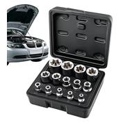 Set di chiavi a per auto, strumento di riparazione portatile in | Set completo di chiavi a bussola per progetti fai da te, industria, garage, officina, impianti idraulici