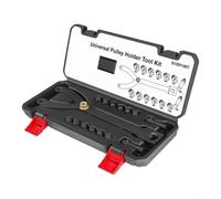 Set di chiavi a perno regolabili da 15 pezzi, attacco da 1/2" | Set da 15 pezzi, 7 dimensioni pin 3,5-10 mm, regolabile 32-127 mm, metallo robusto, azionamento 1/2"