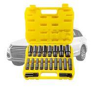 Set di chiavi a profonda, prolunga a cricchetto, adattatore | Set di chiavi a bussola metriche profonde adatte per la riparazione auto, la manutenzione, la manutenzione e l'industria