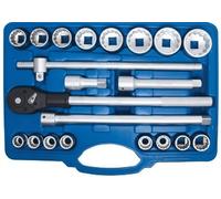 Set Di Chiavi A Rampa BGS Dodici Facce | Attacco 20 Mm (3/4") | 21 Pezzi - 1223