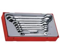 Teng TT6508R Metrico Cricchetto Chiave Combinata Set, 8 Pezzi TENTT6508R