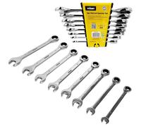 Set Di Chiavi A Ratchet Combinato 8Mm - 19Mm, 8 Pezzi - 46918